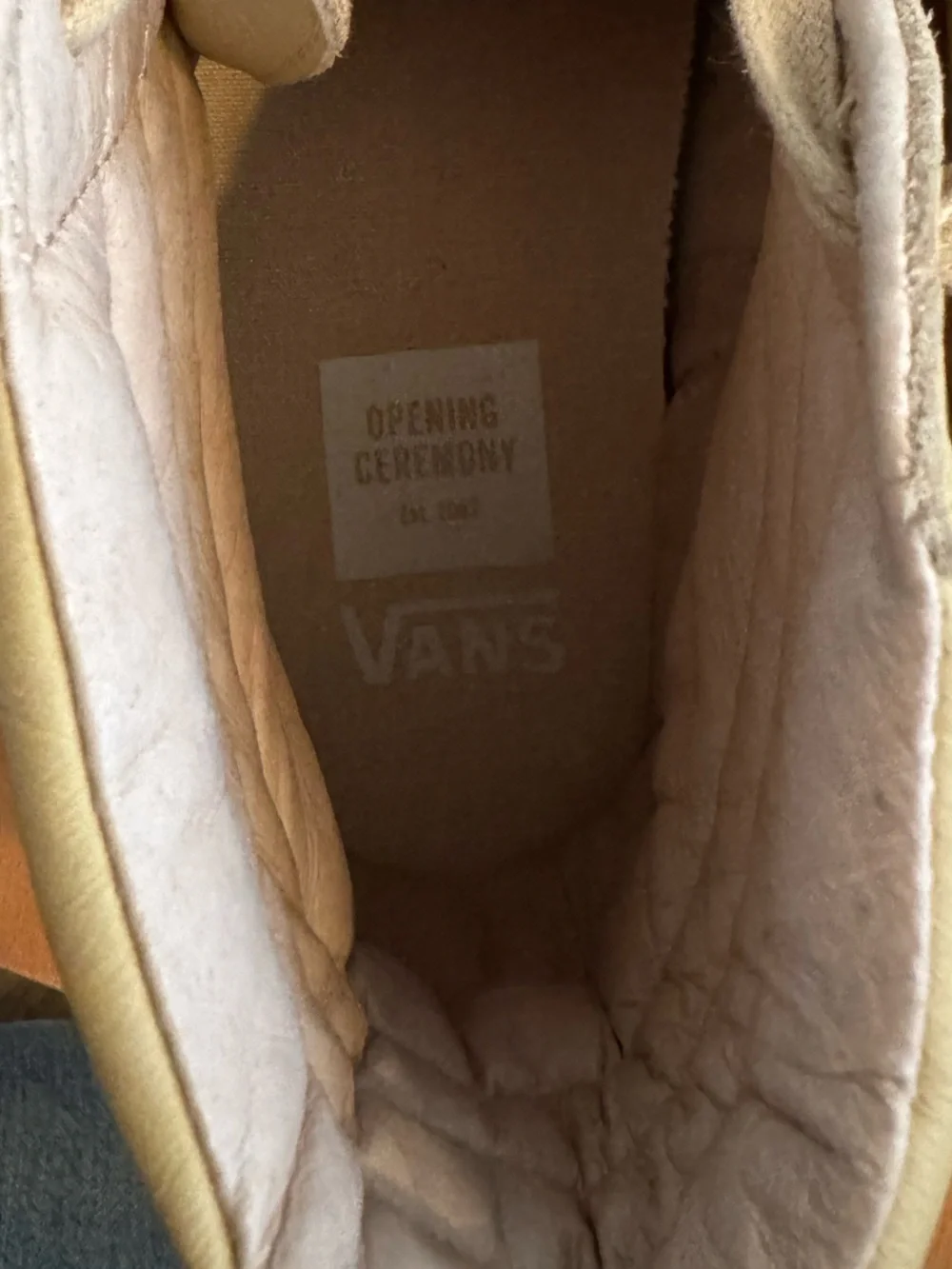 Vans x Opening Ceremony Sk8 Hi in Beige